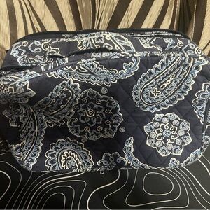 Vera Bradley Blue Paisley Cosmetic Bag